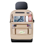 Borsa portaoggetti pieghevole con tasche multifunzione per seggiolino auto