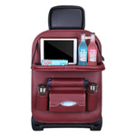 Borsa portaoggetti pieghevole con tasche multifunzione per seggiolino auto