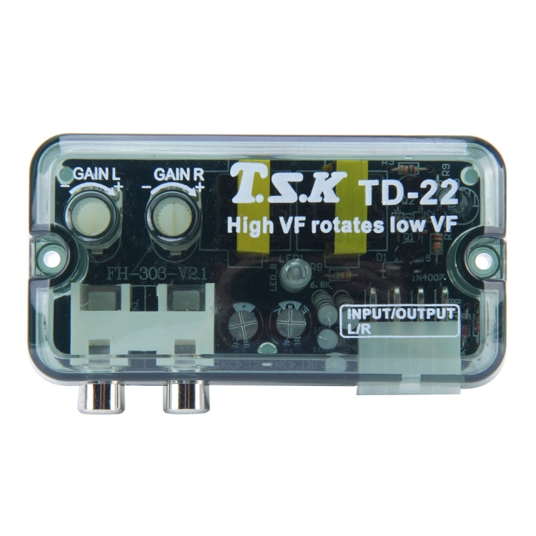 Convertitore di livello per altoparlante stereo per auto TSK TD-22, VF alto ruota VF basso, Car High VF Rotates Low VF Converter