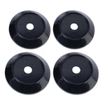 4 pezzi di accessori per lo styling dell'auto in plastica. Adesivo distintivo dell'emblema dell'auto. Coprimozzo della ruota. Copertura centrale