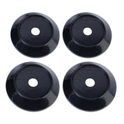 4 pezzi di accessori per lo styling dell'auto in plastica. Adesivo distintivo dell'emblema dell'auto. Coprimozzo della ruota. Copertura centrale