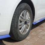 4 pezzi di accessori per lo styling dell'auto in plastica. Adesivo distintivo dell'emblema dell'auto. Coprimozzo della ruota. Copertura centrale