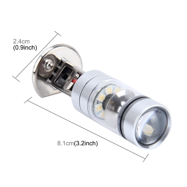Fendinebbia per auto H1 100W 850 LM 7000K 20 SMD-2828-LED, DC 12-24V, H1