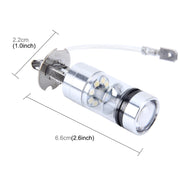 Fendinebbia per auto H3 100W 850 LM 7000K 20 SMD-2828-LED, DC 12-24V, H3