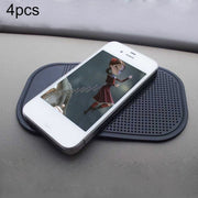 Tappetino super adesivo per tappetino antiscivolo per auto da 4 pezzi per telefono/GPS/MP4/MP3, Anti-Slip Mat