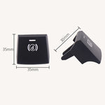 Pulsante chiave P di ricambio per coperchio interruttore di parcheggio automatico 61316822518 per BMW Serie 5/6 2009-2013, Parking Switch Cover for BMW 5 / 6 Series 2009-2013