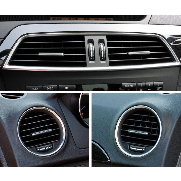 Auto Aria Condizionata Interruttore di Scarico Paddle Aria Condizionata Foglia Clip per Mercedes-Benz W204 2011-2014, For Mercedes-Benz W204 2011-2014