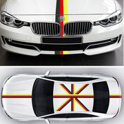 Pellicola adesiva per adesivi in plastica per auto con bandiera tedesca da 5 m, Germany Natianality Flag/5m