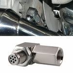 Sensore di ossigeno per auto da 90 gradi, distanziatore, luce del motore, controllo CEL, mini convertitore catalitico M18 x 1,5, 90 Degree