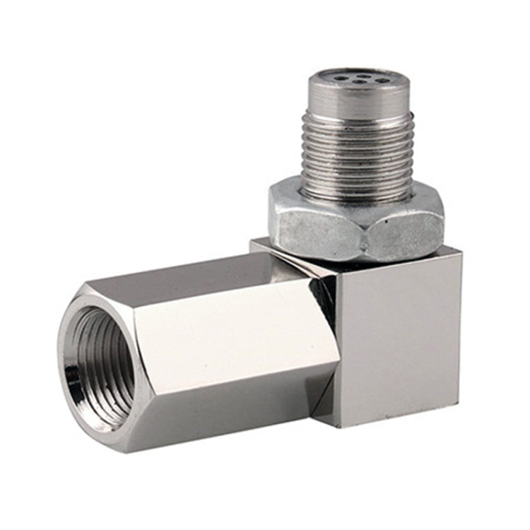 Sensore di ossigeno per auto da 90 gradi, distanziatore, luce del motore, controllo CEL, mini convertitore catalitico M18 x 1,5, 90 Degree