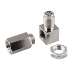 Sensore di ossigeno per auto da 90 gradi, distanziatore, luce del motore, controllo CEL, mini convertitore catalitico M18 x 1,5, 90 Degree
