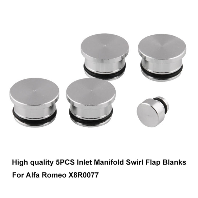 5 PZ Auto Modificata Collettore di Aspirazione Swirl Flap Blanks Collettore di Aspirazione Valvola Vite a Testa Cilindro X8R0077/55210202/55210201 per Alfa Romeo, For Alfa Romeo