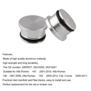 5 PZ Auto Modificata Collettore di Aspirazione Swirl Flap Blanks Collettore di Aspirazione Valvola Vite a Testa Cilindro X8R0077/55210202/55210201 per Alfa Romeo, For Alfa Romeo