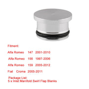 5 PZ Auto Modificata Collettore di Aspirazione Swirl Flap Blanks Collettore di Aspirazione Valvola Vite a Testa Cilindro X8R0077/55210202/55210201 per Alfa Romeo, For Alfa Romeo