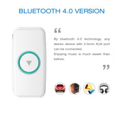 Doosl DSER102 Mini ricevitore musicale Bluetooth per auto con jack di ingresso stereo da 3,5 mm, DSER102