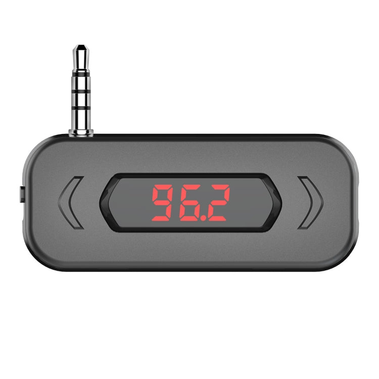 Doosl DSER116 Trasmettitore FM multifunzionale per auto, ricevitore musicale wireless con jack da 3,5 mm e display LCD, supporta chiamate in vivavoce, DSER116