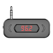 Doosl DSER116 Trasmettitore FM multifunzionale per auto, ricevitore musicale wireless con jack da 3,5 mm e display LCD, supporta chiamate in vivavoce, DSER116