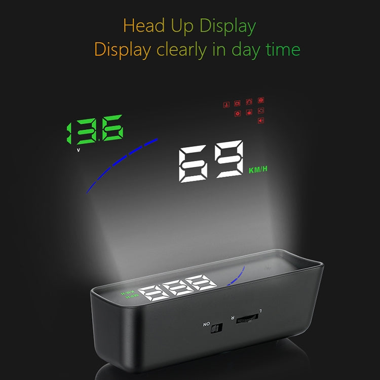 P9 HUD Misuratore digitale auto OBD2 3,6" multicolore