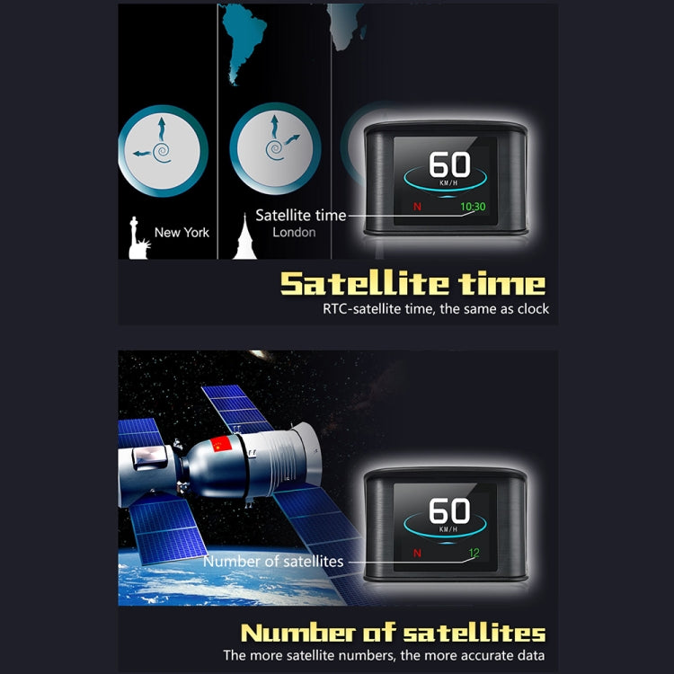 T600 HUD display digitale GPS auto 2,2" LCD TFT