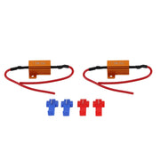 Resistore di carico decodificatore cancellazione errori Canbus per auto da 2 pezzi LED 25W 25 Ohm senza decodificatore lampeggiante, 25W 25 Ohm