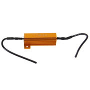 Resistore di carico decodificatore cancellatore errori Canbus per auto da 2 pezzi LED 50W 6 Ohm senza decodificatore lampeggiante, 50W 6 Ohm