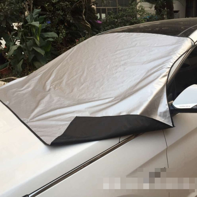 Parabrezza anteriore magnetico per auto Blocco neve/Copertura antigelo Copertura invernale per parabrezza auto Parabrezza anteriore automatico/Pioggia/Gelo/Parasole Paraneve automatico, Dimensioni: 210 x 120 cm, 210x210cm