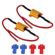 Resistore di carico decodificatore cancellatore errori Canbus per auto da 2 pezzi LED 10W 39 Ohm senza decodificatore lampeggiante, 10W 39 Ohm