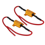 Resistore di carico decodificatore cancellatore errori Canbus per auto da 2 pezzi LED 10W 39 Ohm senza decodificatore lampeggiante, 10W 39 Ohm