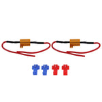 Resistore di carico decodificatore cancellatore errori Canbus per auto da 2 pezzi LED 10W 39 Ohm senza decodificatore lampeggiante, 10W 39 Ohm