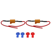 Resistore di carico decodificatore cancellatore errori Canbus per auto da 2 pezzi LED 10W 39 Ohm senza decodificatore lampeggiante, 10W 39 Ohm