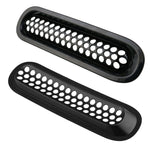 7 PCS Auto Da Corsa Anteriore Griglia Griglia Rete Insetti per Jeep Wrangler JK 2007-2017, For Jeep Wrangler 2007-2017