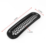7 PCS Auto Da Corsa Anteriore Griglia Griglia Rete Insetti per Jeep Wrangler JK 2007-2017, For Jeep Wrangler 2007-2017