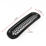 7 PCS Auto Da Corsa Anteriore Griglia Griglia Rete Insetti per Jeep Wrangler JK 2007-2017, For Jeep Wrangler 2007-2017
