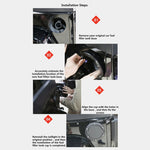 Coperchio del serbatoio del motore con tappo olio ABS modificato per auto per Jeep Wrangler JK 2007-2018, For Jeep Wrangler 2017-2018