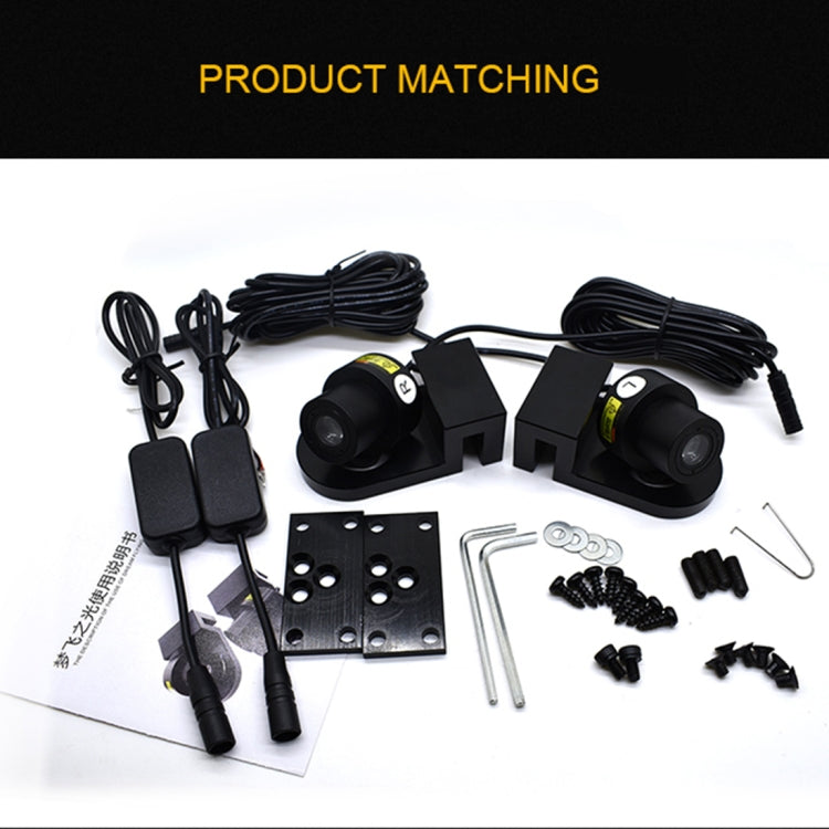 Lampade LED proiezione porte auto 8-36V 2 pezzi