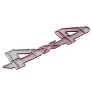 Adesivo per auto Adesivi per auto alla moda in metallo Auto Chrome Car Styling-coperture Accessori per personalità auto, 4X4 Sticker