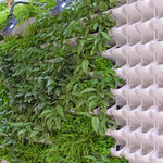 Vasi da fiori a parete verticali per balconi interni ed esterni per piante da parete Combinazione creativa di vasi da fiori in plastica in resina con vaso rimovibile