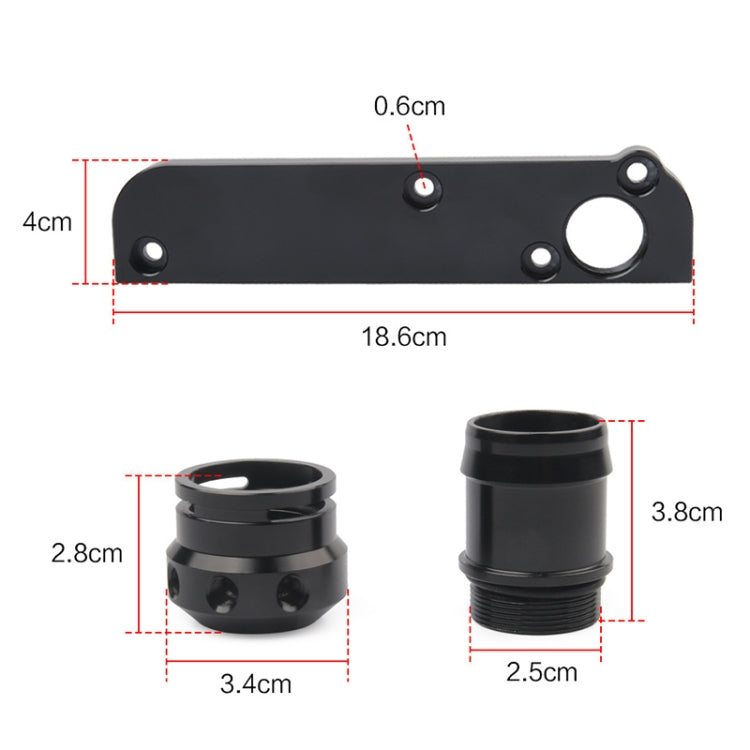 Kit scheda di cura PCV forgiato modificato Piastra di eliminazione PCV per adattatore per vuoto PCV Audi / Volkswagen Golf, Forged PCV Care Board Kit