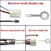 3 pezzi Auto Car Plug Circuito Cablaggio Terminale Estrazione Pick Connettore Crimp Pin Indietro Ago Rimuovi strumento, 3 PCS