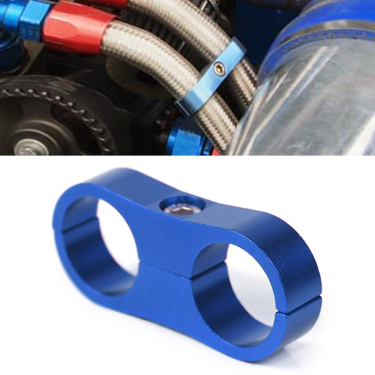 AN10 Automotive Clip di fissaggio per tubi ad alta pressione a 2 fori Morsetto per tubi per auto Separatore per tubi con clip in lega di alluminio, consegna colore casuale, AN10