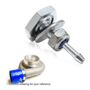 Tubo in silicone per turbocompressore universale modificato per auto, connettore per rilevamento tubo flessibile per aspirazione Turbo, capezzolo per tubo flessibile, Turbo Vacuum Hose Detection Connector
