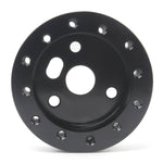 Mozzo per auto per kit adattatore per volante da 6 a 3 fori Bulloni distanziatori per volante, Adapter (Black), Adapter (Silver)