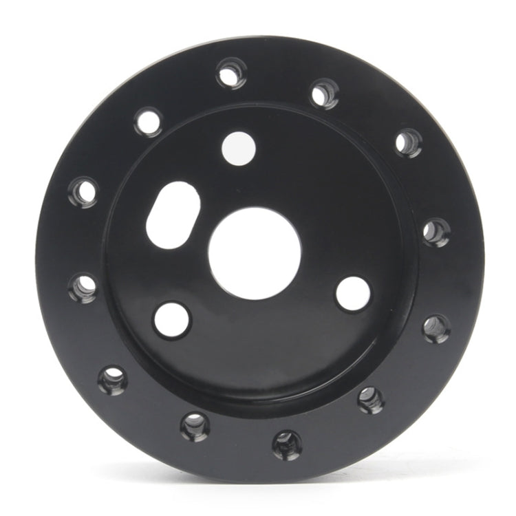 Mozzo per auto per kit adattatore per volante da 6 a 3 fori Bulloni distanziatori per volante, Adapter (Black), Adapter (Silver)