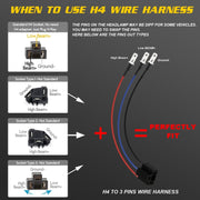 7 pollici H4 DC 9 V-30 V 3000LM 6000 K 30 W IP67 8 LED perline lampada per auto forma quadrata LED fari per Jeep Wrangler, Square Shape