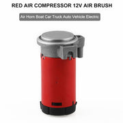 Compressore d'aria portatile da 12 V per veicoli per camion con clacson, 12V Red