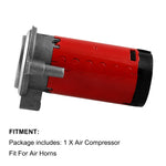 Compressore d'aria portatile da 12 V per veicoli per camion con clacson, 12V Red