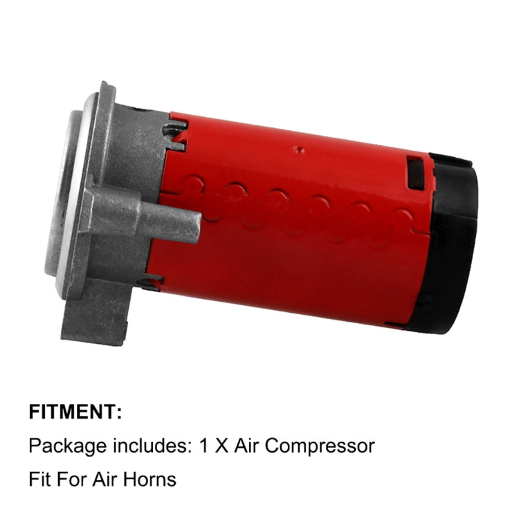 Compressore d'aria portatile da 12 V per veicoli per camion con clacson, 12V Red