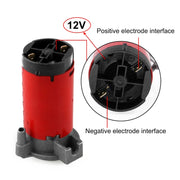Compressore d'aria portatile da 12 V per veicoli per camion con clacson, 12V Red