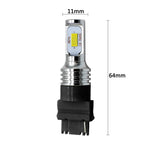 2 PZ 3156 72W 1000LM 6000-6500K Auto Auto Turn Backup Lampadine LED Luci di retromarcia, DC 12-24V, 3156 Backup Light, T25(3156), 3156