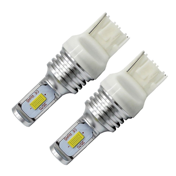 2 PZ T20/7440 72W 1000LM 6000-6500K Luce bianca brillante Auto Turn Backup Lampadine LED Luci di retromarcia, DC 12-24V, T20/7440 Backup Light, T20/7440